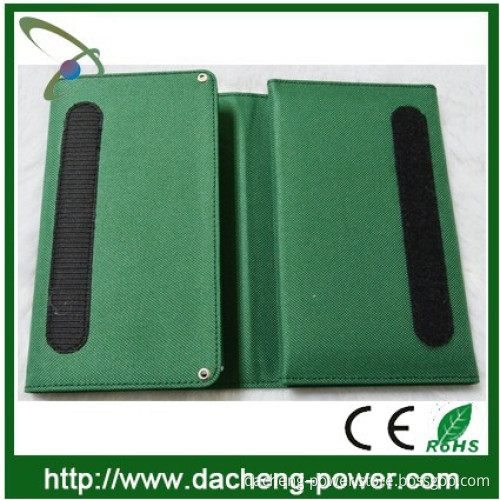 Factory wholesale 5W solar battery backpack 8000mAH with LED lights